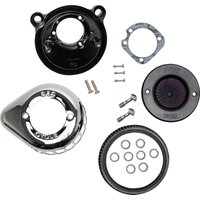 170-0725A - S&S Cycle Air Stinger Stealth Air Cleaner Kit For Harley Davidson XL 1200 C 2007-2020 - Black