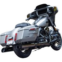 550-1113 - S&S Cycle 4-1/2" MK45 Performance Silencers For Harley Davidson FLH 1868 2021 - Lava Chrome