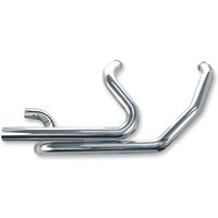 550-0003A - S&S Cycle Power Tune Dual Headers For Harley Davidson FLHR 1340 1995-1998 - Chrome
