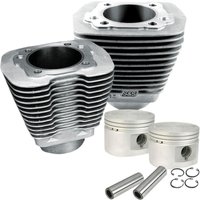 Image of 910-0179 - S&S Cycle 3.500" Cylinder & Piston Kit For Harley Davidson FLHR 1340 1994-1998 - Aluminium