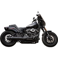 550-0788 - S&S Cycle SuperStreet 2:1 Exhaust System For Harley Davidson FLDE 1750 2018-2020 - Black/Ceramic