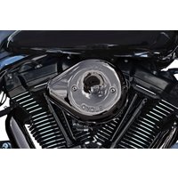170-0779 - S&S Cycle Teardrop Stealth Teardrop Air Cleaner Cover For Harley Davidson FLDE 1750 2018-2020 - Lava Chrome