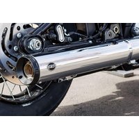 Image of 550-1160 - S&S Cycle Grand National Silencer For Harley Davidson FLHCS 1923 ABS 2025-2026 - Chrome