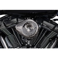 170-0780 - S&S Cycle Stealth Teardrop Air Cleaner Cover For Harley Davidson FLDE 1750 2018-2020 - Lava Chrome