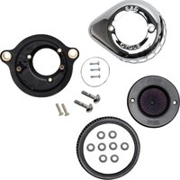 170-0717A - S&S Cycle Air Stinger Stealth Air Cleaner Kit For Harley Davidson FLDE 1750 2018-2020 - Chrome