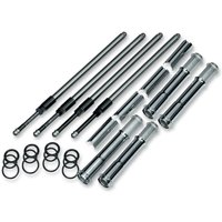 930-0123 - S&S Cycle Quickee Pushrod Kit with Covers For Harley Davidson FLDE 1750 2018-2020 - Chrome
