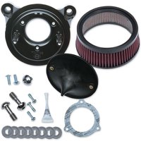 Image of 170-0301B - S&S Cycle Super Stock Stealth Air Cleaner Kit For Harley Davidson FLHR 1584 2008 - Black