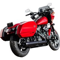 550-1159 - S&S Cycle Grand National Silencer For Harley Davidson FLHCS 1923 2025 - Guardian Black