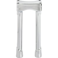 Image of 6413-105-10 - Biltwell Murdock O/S Risers 25.5 cm (10") - Chrome