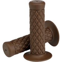 Image of 6702-0478 - Biltwell Thruster Bar Closed End Grips - Chocolate