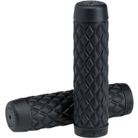 Image of 6705-0101 - Biltwell Torker Grips For 25.4 mm (1") Handlebars - Black