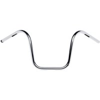 6004-1057 - Biltwell 1" Handlebar with TBW Plugs 24 cm (9-1/2") Ape Hanger - Chrome
