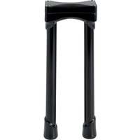 Image of 6413-201-12 - Biltwell Murdock O/S Risers 30.5 cm (12") - Black/Satin