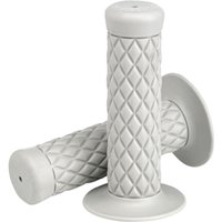 Image of 6702-0201 - Biltwell Thruster Bar Grips For 25.4 mm (1") Handlebars - White