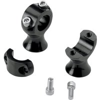 Image of 6401-201-175 - Biltwell 1-3/4" Slimline Handlebar Risers 44.5 mm - Black/Electroplate