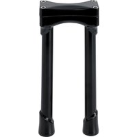Image of 6413-201-10 - Biltwell Murdock O/S Risers 25.5 cm (10") - Black/Satin