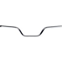 6009-1057 - Biltwell 1" Handlebar with TBW Plugs 10 cm (4") High/Tracker - Chrome