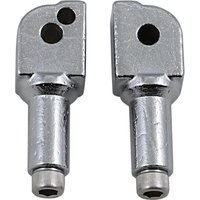 0107-1664-05 - Biltwell Male Clevis Mounts For Harley Davidson FLDE 1750 2018-2020 - Chrome