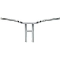 Image of 6242-1055 - Biltwell 1" T-Bar For Harley Davidson FLDE 1750 2018-2020 30.5 cm (12") T-Bar/Tyson XL - Chrome