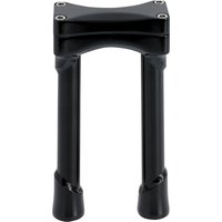 Image of 6413-201-08 - Biltwell Murdock O/S Risers 20.5 cm (8") - Black/Satin