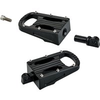 7006-203-01 - Biltwell Punisher Footpegs For Harley Davidson FXCW 1584 2008-2009 - Black