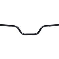 6009-2017 - Biltwell 1" Handlebar with TBW Plugs 10 cm (4") High/Tracker - Black