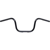 6005-2017 - Biltwell 1" Handlebar with TBW Plugs 15 cm (6") Chumps - Black