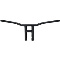 Image of 6240-2015 - Biltwell 1" T-Bar Handlebars For Harley Davidson FLDE 1750 2018-2020 25.5 cm (10") - Black/Electroplate