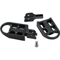 Image of 7002-201-03 - Biltwell Mushman Footpegs For Harley Davidson FLDE 1750 2018-2019 - Black