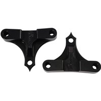 TFS49-LF7/8B - Accutronix Custom Fender Spacers For Harley Davidson FLHR 1690 Front 7/8" Tribal - Black