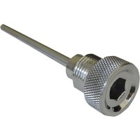TDS01-KC - Accutronix Transmission Dipstick For Harley Davidson FLD 1690 2012-2013 Knurled - Chrome
