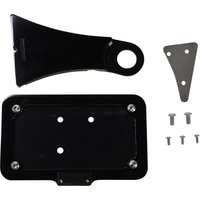 LPF114HV-B - Accutronix Side Mount License Plate with LED Tag Light For Harley Davidson XL 1200 C 2004-2020 Side Axle Mount