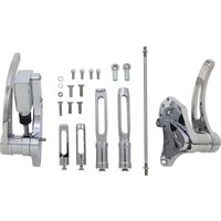 FC103-SSC - Accutronix Forward Controls & Master Cylinder For Harley Davidson FXST 1340 1985-1999 Slotted - Chrome