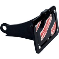 Image of LPF106HV-B - Accutronix Side Mount License Plate with LED Tag Light For KTM EXC300 TPI 2023 Side Axle Mount