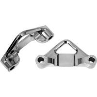 TFS41-EMF812C - Accutronix Hot Bagger Leg Fender Spacers For Harley Davidson FLHR 1340 1994-1998 Front 7/8" - Chrome
