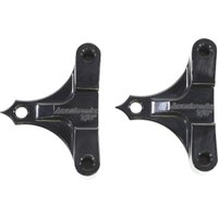 Image of TFS49-NF7/8B - Accutronix Hot Bagger Leg Fender Spacers For Harley Davidson FLHR 1690 Front 7/8" - Black