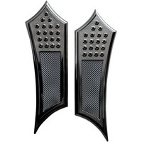 FBF01-DIB - Accutronix Front Floorboards For Harley Davidson FLHR 1340 1994-1998 Drilled - Black
