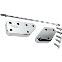 Image of BPE-3EC - Accutronix 3" Forward Control Extension Kit For Harley Davidson FXST 1340 1986-1999 - Chrome