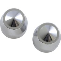 TAC101-EC - Accutronix Elite Front Axle Cap Front 25.4 mm (1") - Chrome/Silver