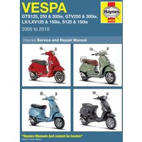 4898 - Haynes Service Manual For Vespa GTS 125 2009-2010