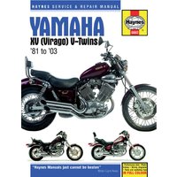 802 - Haynes Repair Manual For Yamaha XV 1000 1981-1987