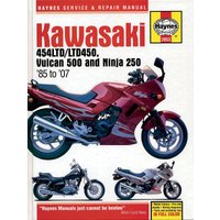 Image of 2053 - Haynes Repair Manual For Kawasaki EN450 1985-1990