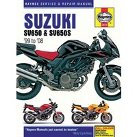 3912 - Haynes Repair Manual For Suzuki SV 650 1999-2008
