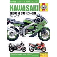 3541 - Haynes Repair Manual For Kawasaki ZX-6 R 600 1995-2001