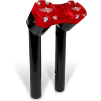 HB-RPB1-8-BR - Heinz Bikes Clubstyle Pullback Riser For Harley Davidson FLD1690 2012-2013 20.5 cm (8") - Black/Red
