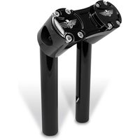 HB-RPB1-6-BB - Heinz Bikes Clubstyle Pullback Riser For Harley Davidson FLD1690 2012-2013 15 cm (6") - Black