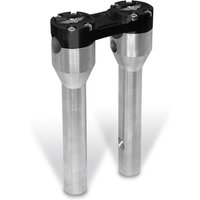 HB-RS-8-SB - Heinz Bikes Clubstyle Straight Riser For Harley Davidson FLD 1690 2012-2013 20.5 cm (8") - Black/Silver