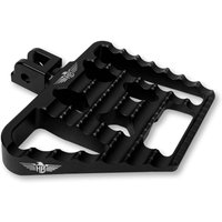 Image of HB-MFBV1-MM-B - Heinz Bikes Mini Floorboard Foot Pegs For Harley Davidson FLS 1690 2012-2015 Fit Front Or Rear - Black