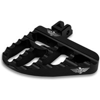 Image of HB-MFBV2-MM-B - Heinz Bikes Mini Floorboard Foot Pegs For Harley Davidson FLD 1690 2012-2013 Fit Front Or Rear - Black