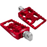Image of HB-FPV1-MM-R - Heinz Bikes Foot Pegs For Harley Davidson FLD1690 2012-2013 Front or Rear - Red